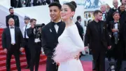 ليلى أحمد زاهر تثير الجدل بإطلالتها الحامل في مهرجان كان