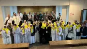 محافظ الإسماعيلية يتابع انطلاق فوج حجاج الجمعيات إلى الأراضي المقدسة