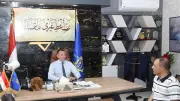 محافظ أسوان يلتقي رئيس شركة المياه الجديد ويوجه الشكر لسابقه