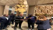 استقبال رسمي لرئيس وزراء بوروندي في المتحف المصري الكبير