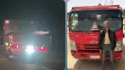 ضبط سائق عطل الرؤية بكشاف خلفي وحمولة زائدة في القاهرة