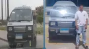 الداخلية تكشف تفاصيل صعود سيارة أعلى الرصيف في الجيزة