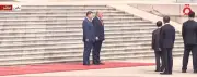 الرئيس الصيني يستقبل ترامب في قاعة الشعب الكبرى (فيديو)