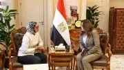 وزيرة التنمية المحلية تتابع مع محافظ الوادي الجديد ملفات التصالح والخدمات
