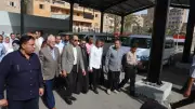 محافظ المنيا يفتتح مجمع مواقف سمالوط الجديد لإنهاء العشوائية المرورية