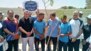 محافظ أسوان يدشن حملة تشجير بطريق السادات لتحويله إلى طريق أخضر