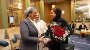 أمل عمار تشارك في تكريم أفنان الشعيبي بعد انتهاء عملها بمنظمة تنمية المرأة