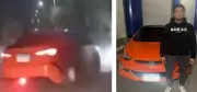 ضبط قائد سيارة يعرض حياة المواطنين للخطر بحركات استعراضية في البحيرة