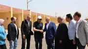 محافظ المنيا يتفقد سوق بني مزار الحضاري الجديد استعدادًا لافتتاحه