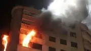 خلافات على الميراث تقود سائق توك توك لإشعال النيران في منزل أسرته بمنشأة القناطر
