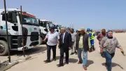 اصطفاف معدات الصرف الصحي بالإسكندرية لمواجهة الطوارئ المحتملة