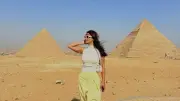 رانيا منصور تتألق بإطلالة صفراء ناعمة وتكشف رشاقتها