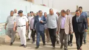 محافظ قنا يتفقد إعادة تأهيل منطقة هبوط نجع موسى وكوبري نجع حمادي