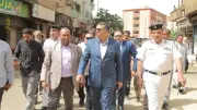 محافظ قنا يتفقد السوق الحضاري بنجع حمادي ويوجه بتشديد الانضباط وإزالة الإشغالات