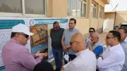 نائب محافظ المنيا ونائب وزيرة الإسكان يتفقدان مشروعات مياه وصرف بالمنيا