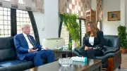 وزيرة التنمية المحلية والبيئة تبحث مع مستشار رئيس الجمهورية سير المشروعات التنموية