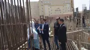 رئيس جامعة بنها يتفقد الأعمال الإنشائية بكليتي التربية النوعية والفنون التطبيقية