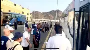 السياحة تشكل لجنة لأول مرة بمنطقة النوارية لاستقبال حافلات الحج السياحي البري