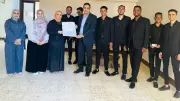 جامعة الوادي الجديد تناقش مخاطر الإدمان الرقمي في مشروع تخرج
