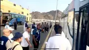 لأول مرة لجنة ميدانية بالنوارية لاستقبال حافلات الحج السياحي البري