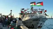 إعلام إسرائيلي: الجيش بدأ عملية الاستيلاء على الأسطول المتجه إلى غزة