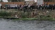 حادث سقوط سيارة ربع نقل في ترعة المريوطية والبحث عن السائق