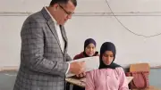 وكيل تعليم دمياط يتفقد امتحانات النقل بمدارس السرو ويوجه بتوفير بيئة هادئة للطلاب