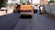 بني سويف تواصل رفع كفاءة الطرق وتحسين السيولة المرورية
