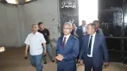 محافظ بني سويف يتفقد مستودع بوتاجاز ويطالب برفع كفاءة طفايات الحريق