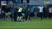 اشتباكات عنيفة بعد مباراة غزل المحلة والاتحاد السكندري في الدوري