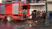حريق محدود في مخزن سجاد مسجد بإمبابة دون إصابات