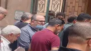 تشييع جنازة والد الشاعر هاني عبد الكريم في بنها بحضور الأهل والمحبين