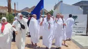 وزيرة التضامن تطمئن على صحة حجاج الجمعيات قبل الوقوف بعرفات
