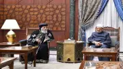 شيخ الأزهر يتلقى اتصالاً من البابا تواضروس للتهنئة بعيد الأضحى