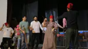 بروفات نهائية لمسرحية 