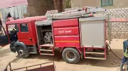 إخماد حريق منزل بالخارجة بسبب ماس كهربائي دون إصابات