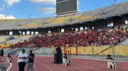 جماهير الأهلي تملأ مدرجات برج العرب قبل مواجهة المصري الحاسمة