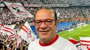 بدموعي يازمالك مبروك.. صلاح عبدالله يحتفل بتتويج الأبيض بالدوري