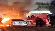السيطرة على حريق سيارة ملاكي في سوهاج دون إصابات