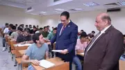 رئيس جامعة القاهرة يتفقد امتحانات الفصل الدراسي الثاني ويؤكد انتظامها