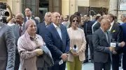 وزيرة الثقافة ومحافظ القاهرة يتفقدان مبادرة شارع الفن بوسط البلد