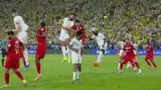 النصر يتقدم على ضمك بهدف ماني في الشوط الأول بحسم لقب الدوري السعودي