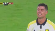 كريستيانو رونالدو ينهار بالبكاء بعد هدفين ويقود النصر نحو لقب الدوري السعودي