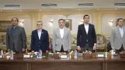 محافظ بورسعيد ووزيرا الرياضة والتخطيط يتابعون استاد المصري