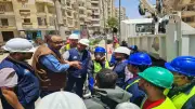 السيطرة على تسريب بخط مياه رئيسي في طما دون تأثر الخدمة