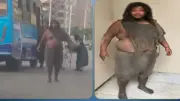 ضبط شخص مهتز نفسيا تعدى على المارة وحطم سيارات بمصر الجديدة