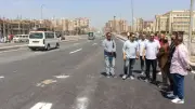افتتاح أعمال صيانة كوبري وطريق بنها الزراعي لإنهاء التكدسات المرورية