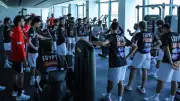 منتخب مصر يواصل تدريباته في الجيم استعداداً لودية روسيا
