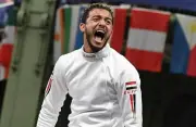 محمد السيد يحرز ذهبية كأس العالم لسلاح سيف المبارزة في سويسرا