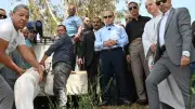 محافظ الغربية يطلق مليون زريعة بلطي نيلي بفرع دمياط في ميت بدر حلاوة